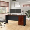 Bush Business Furniture Series Desk Wood in Brown | 30 H x 72 W x 27 D in | Wayfair SRA013HCSU