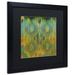 Trademark Fine Art 'KoolKat One' Framed Painting Print Canvas | 16 H x 16 W x 0.5 D in | Wayfair ALI4400-B1616BMF