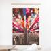East Urban Home 'Green Superstar New York' Graphic Art Print Paper in Gray/Green/Pink | 20 H x 16 W x 0.5 D in | Wayfair EUHH5306 37907352