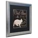 Trademark Fine Art 'Les Chats I' Framed Vintage Advertisement Canvas | 16 H x 16 W x 0.5 D in | Wayfair ALI4479-S1616BMF