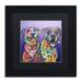 Trademark Fine Art 'Peas in a Pod' Framed Painting Print on Canvas Canvas, Wood | 16 H x 16 W x 0.75 D in | Wayfair ALI2653-B1616BMF