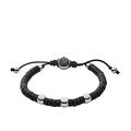 Diesel Bracelet for Men Beads, 16.5cm-25cm black Semi-Precious Bracelet, DX1121040