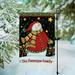 CPS Personalized Snowman by Debi Hron Polyester 18 x 12 in. Garden Flag in Black/Red | 17.5 H x 12 W in | Wayfair 64314
