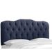 House of Hampton® Roselare Panel Headboard Upholstered/Microfiber/Microsuede in White | 51 H x 62 W x 4 D in | Wayfair HOHN1742 25540499