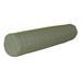 Red Barrel Studio® Escamilla Outdoor Bolster Pillow Cover & Insert Polyester/Polyfill/Acrylic in Green/White | 7 H x 36 W x 7 D in | Wayfair