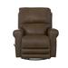Wildon Home® Hultgren Top Grain Italian Leather Match Recliner Leather Match/Genuine Leather in Brown | 42 H x 38 W x 42 D in | Wayfair