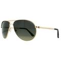 Tom Ford Men's FT0144 28D 58 Sunglasses, Gold (Oro Rosa Lucido/Fumo Polar)