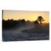 East Urban Home 'Buriti Palm Gallery Forest Along Formoso River, Emas National Park, Brazil' Photographic Print Canvas, in Gray | Wayfair