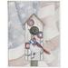East Urban Home 'Americana Birdhouse III' Print Canvas in Blue/Red | 36.6 H x 29.6 W x 1.5 D in | Wayfair EUBM6499 43116896