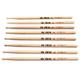 Vic Firth American Classic Series Drumsticks - 5B - American Hickory - Holz Tip - Natur- 4 Paar Value Pack