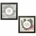 Ebern Designs Contemporary Family is a Gift & Find Your Tribe by Misty Michelle - 2 Piece Textual Art Print Set in Gray/White | 0.75 D in | Wayfair