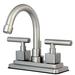 Kingston Brass Claremont Centerset Bathroom Faucet w/ Drain Assembly, Ceramic in Gray | 6.38 H in | Wayfair KS8668CQL