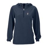 Women's Navy Cal State Fullerton Titans Pullover Stretch Anorak Jacket