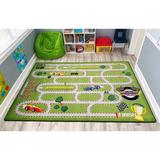 0.25 x 72 x 48 in Area Rug - Kid Carpet Race Track Maze Rug | 0.25 H x 72 W x 48 D in | Wayfair FA1140-22KC