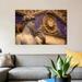 East Urban Home 'Statue of David Replica' Photographic Print on Canvas, Cotton in Black/Brown/Green | 8 H x 12 W x 0.75 D in | Wayfair