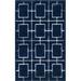 Gray 24 x 0.5 in Area Rug - Marilyn Monroe Glam Navy Blue Silver Area Rug Polypropylene | 24 W x 0.5 D in | Wayfair 3142428