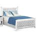 Braxton Culler Summer Retreat Standard Bed Wicker/Rattan in White | 60 H x 88 D in | Wayfair 818-221/FROSTWHITE