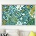 Picture Perfect International 'In Me You May Have Peace' Painting Print on Canvas in Blue/Green | 21.5 H x 33.5 W x 2 D in | Wayfair