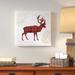 Loon Peak® 'Plaid Lodge I' Graphic Art Print on Canvas in Green/Red | 28 H x 28 W in | Wayfair LNPE1392 44478457