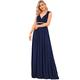 Ever-Pretty Womens Elegant Cap Sleeve Floor Length Grecian Style Bridesmaid Dress 16UK Navy Blue