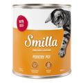 6x800g Tender Poultry with Beef Smilla Wet Cat Food