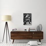 East Urban Home 'Wrist Lock: Russian Wrestlers' Print on Wrapped Canvas in Black/White | 30 H x 21 W x 1.5 D in | Wayfair