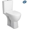 Jacob Delafon - Pack wc compact odeon up sortie horizontale avec réservoir 3/6l E0374-00 - Noir