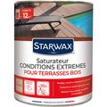 Saturateur haute protection pour terrasses en bois teinte incolore 1L Starwax