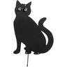 2 Epouvantails Chat - 37 x 1,6 x 29 - Noir