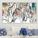 Ebern Designs 'Melting Paint' Acrylic Painting Print on Wrapped Canvas in White | 36 H x 60 W x 1.5 D in | Wayfair 2B6C89A0E3104129A40B6EB99BABD553