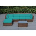 Latitude Run® Billyjo Wicker 4 - Person Seating Group w/ Cushions - No Assembly Synthetic Wicker/All - Weather Wicker/Wicker/Rattan | Outdoor Furniture | Wayfair