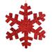 The Holiday Aisle® Glitter Outdoor Snowflake Ornament Plastic in Red | 36 H x 18 W x 1.5 D in | Wayfair 95E37D8A40A74A19B8D391D27D07A01B