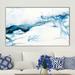 East Urban Home Blue Tye Dye - Wrapped Canvas Print Canvas in White | 28 H x 48 W x 1.5 D in | Wayfair 9A9E28DB762540F5B0D1763742676E4F