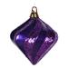 Vickerman 363959 - 6" Plum Candy Glitter Swirl Diamond Christmas Tree Ornament (M133226)