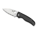 Spyderco Shaman G-10 SpyderEdge Folding Knife Black C229GS