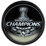 Pittsburgh Penguins Unsigned 2009 Stanley Cup Champions Logo Hockey Puck