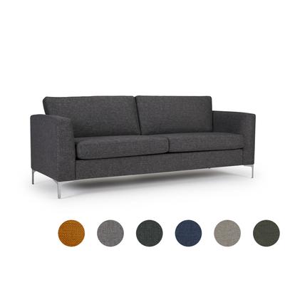 Kragelund »Shea« Couch 3-Sitzer / 214 x 83 x 80 cm / Stoff 245 Blau Image
