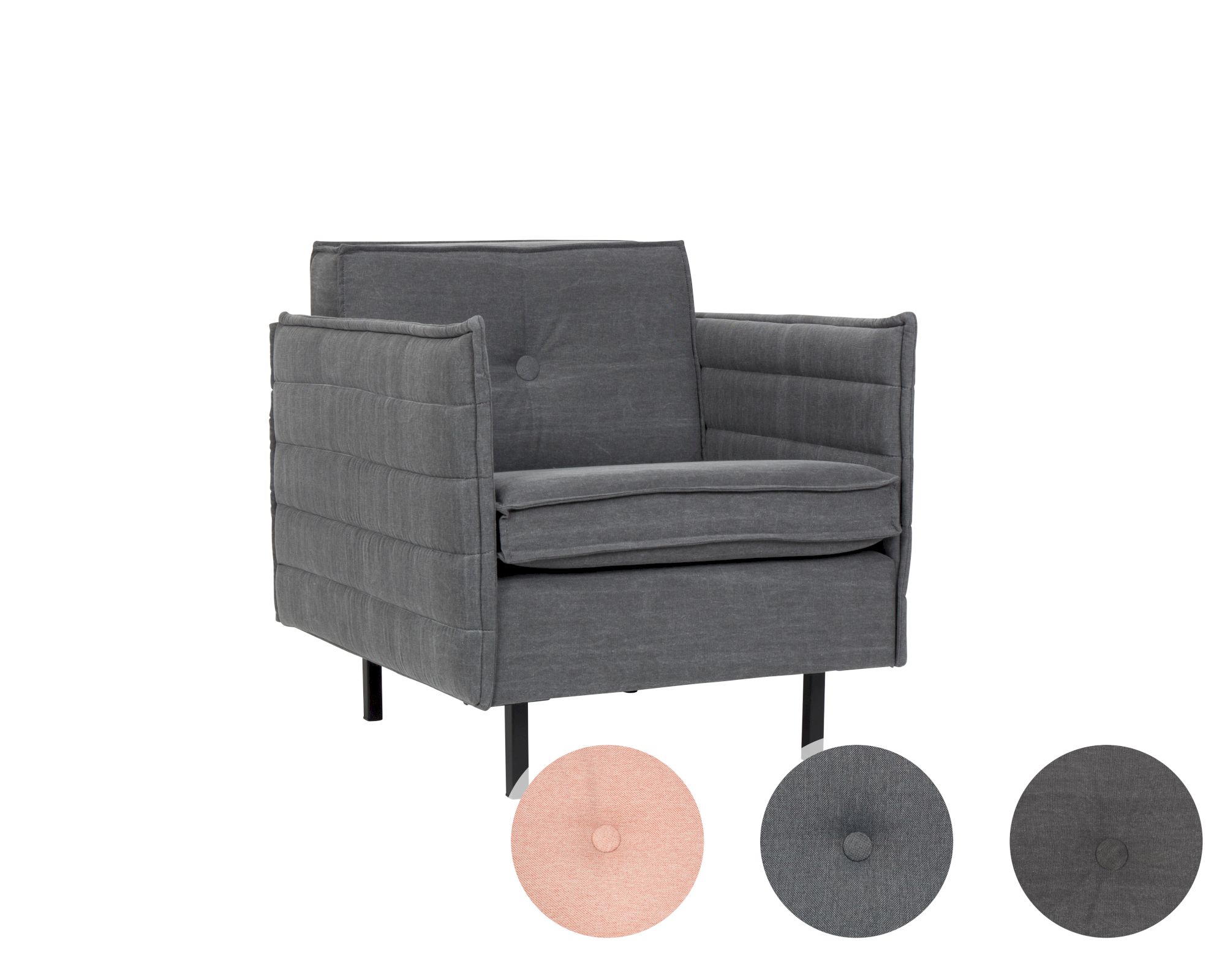 Zuiver Sessel Jaey Grau-Blau Image