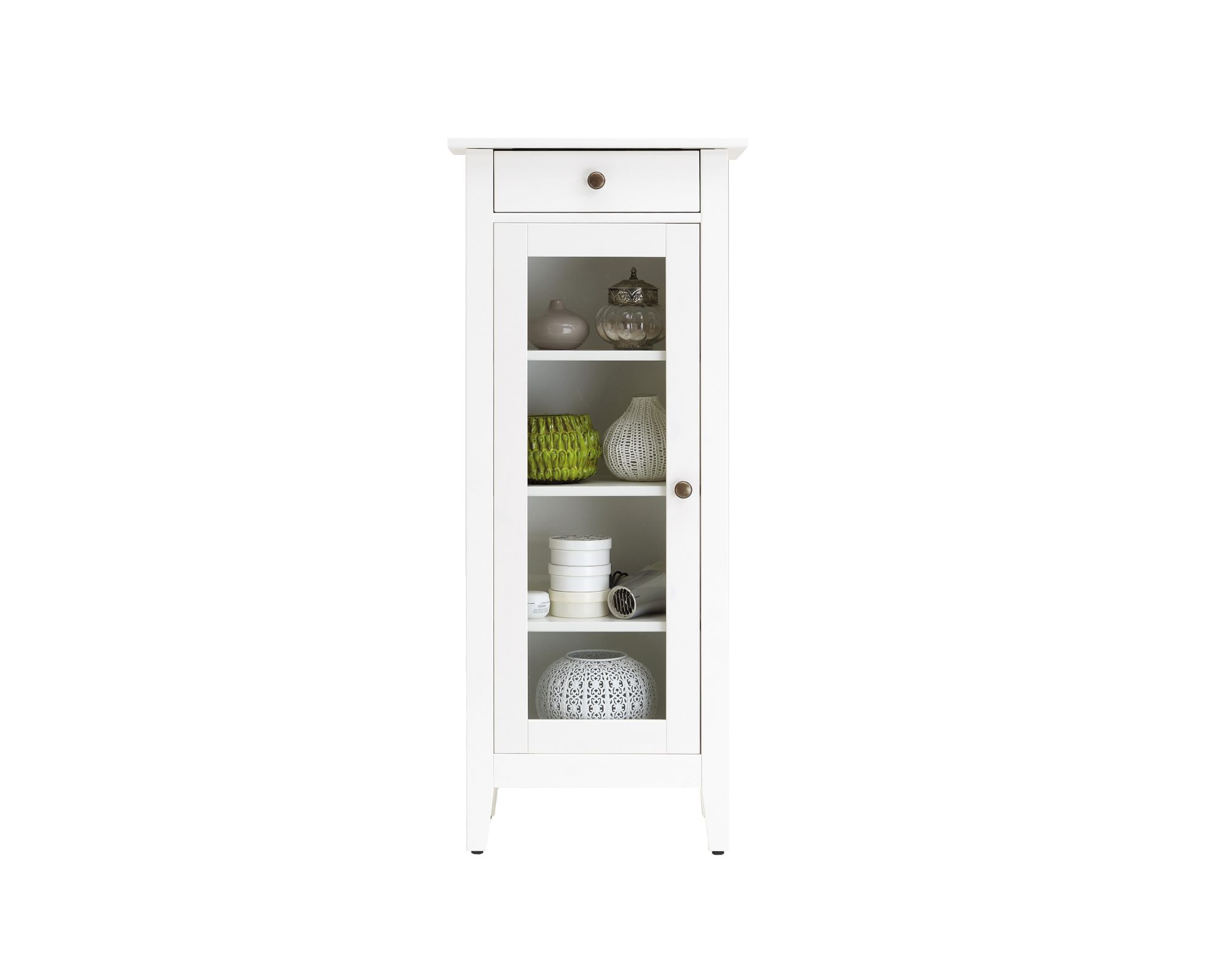 Massivholz »Splash« Badezimmer Kommode weiss lasiert