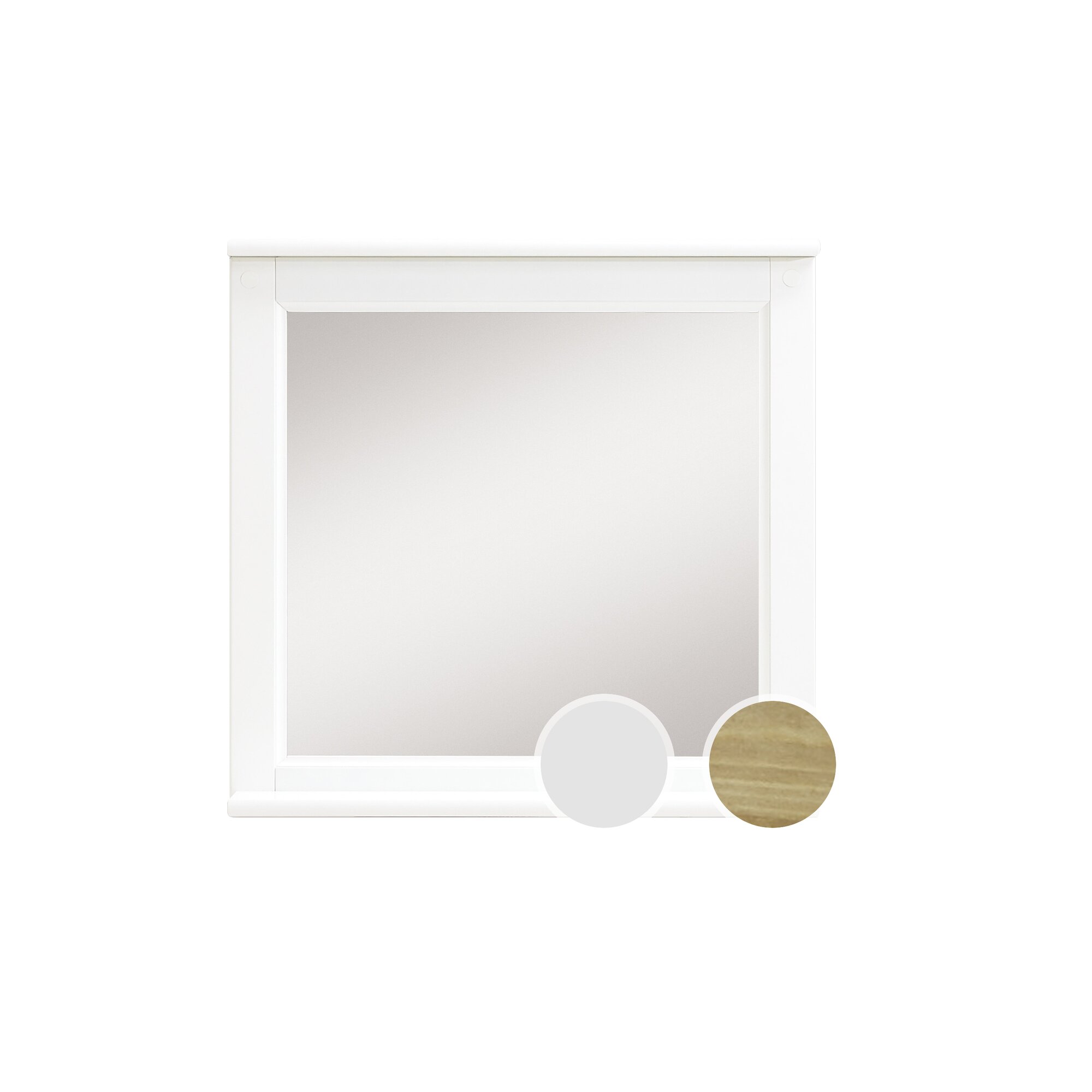 Massivholz »Country« Badezimmer Spiegel laugenfarbig