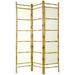 Bay Isle Home™ Arria 51" W x 72" H 3- Panel Bamboo/Rattan Folding Room Divider Heavy Duty Rice Paper/Bamboo/Rattan in Brown | Wayfair