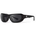 7Eye by Panoptix Airshield Aspen Sunglasses RX Ready Matte Black Frame SharpView Polarized Gray Lens S-M 330153