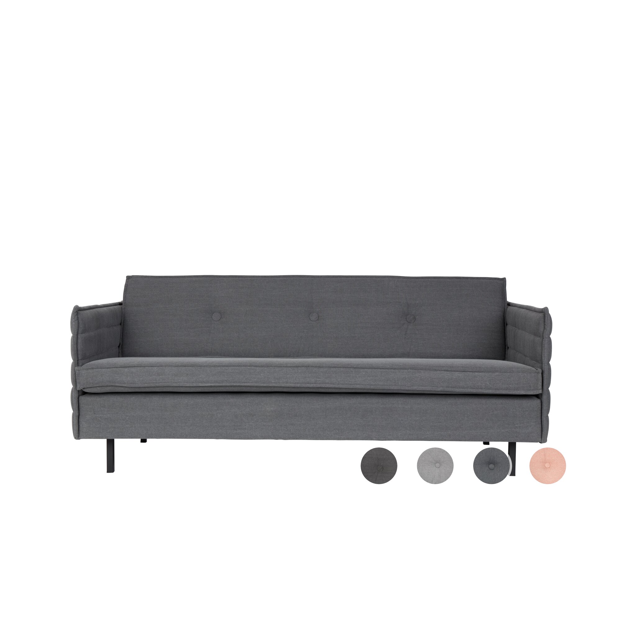 Zuiver Couch Jaey 2,5-Sitzer / Grau-Blau