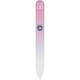 Erbe Glasfeile Soft-Touch Pastell Rosa 14 cm mit Box Nagelfeile