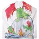 Efalock Kinderumhang Animals Fire Dragon Schneide & Färbeumhang