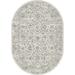 Gray 63 x 0.43 in Area Rug - Astoria Grand Attell Oriental Silver/Area Rug Polypropylene | 63 W x 0.43 D in | Wayfair