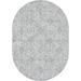 Gray 79 x 0.43 in Area Rug - Astoria Grand Attell Oriental Silver/Grey Area Rug Polypropylene | 79 W x 0.43 D in | Wayfair