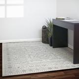 Gray 79 x 0.43 in Area Rug - Astoria Grand Attell Oriental Silver/Area Rug Polypropylene | 79 W x 0.43 D in | Wayfair