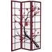 Bungalow Rose 47.25" W x 71" H 3- Panel Folding Room Divider in Brown | 71 H x 47.25 W x 1 D in | Wayfair 2CCD85996D1B411C81C8CBBED97E2153