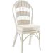 Bay Isle Home™ Wittig Dining Chair Wicker/Rattan in White/Brown | 39 H x 19 W x 22 D in | Wayfair 21E8C8D6B514476A89B5057219169B27